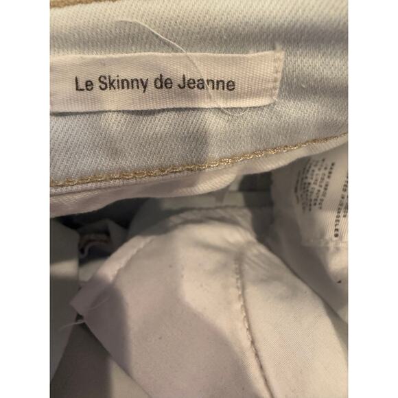 Frame Denim Le Skinny De Jeanne Patchwork Denim Jeans Light Wash 31 - Picture 7 of 8